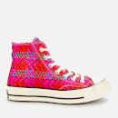 Converse Women's Chuck 70 Hi-Top Trainers - Cherry Red/Pink Pop/Egret