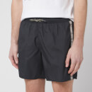 Emporio Armani Men's Logo Tape Boxer Swim Short - Nero