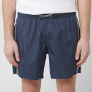 Emporio Armani Men's Logo Tape Boxer Swim Short - Navy