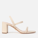 Dune Women's Marta Leather Block Heeled Sandals - Ecru