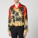 Wooyoungmi Men's Palm Print Shirt - Red