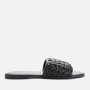 Superdry Women's Woven Slide Sandals - Black