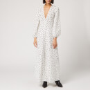 RIXO Women's Blaire Dress - Mini Star White Black