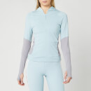 adidas by Stella McCartney Women's Long Sleeve Hooded Top - Steel Blue