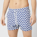 Frescobol Carioca Men's Copacabanana Sports Swim Shorts - Navy Blue