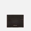 Coach Men's Pebble Leather Card Case - Black
