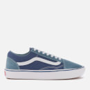 Vans ComfyCush Suede/Textile Old Skool Trainers - Blue Mirage /Blue Print