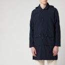 Folk Men's Hooded Mac - Navy