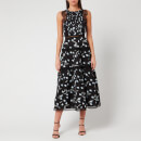 Self-Portrait Women's Abstract Geo Print Sleeveless Midi Dress - Multi