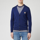 Maison Kitsuné Men's Fox Head Patch Merinos Cardigan - Navy