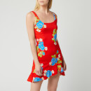 De La Vali Women's Christbel Mini Dress - Red Floral