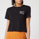 Simon Miller Women's Rondo T-Shirt - White/Black Embroidery