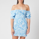 Faithfull the Brand Women's Magnolia Mini Dress - Roos Tie Dye Blue