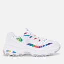 Skechers Women's D'Lites Summer Fiesta Trainers - White/Tie Dye