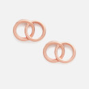 Olivia Burton Women's Interlink Earrings - Rose Gold
