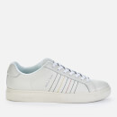 PS Paul Smith Men's Rex Embroidered Stripe Leather Trainers - White