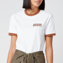 Ganni Women's Basic Cotton Logo T-Shirt - Bright White
