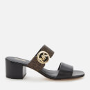 MICHAEL MICHAEL KORS Women's Summer Mid Heeled Mules - Black