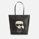 Karl Lagerfeld Women's K/Ikonik Soft Tote Bag - Black