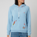 Polo Ralph Lauren Women's Hooded Sweatshirt - Carolina Blue