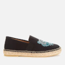 KENZO Men's Tiger Head Elastic Espadrilles - Black