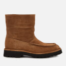 KENZO Women's K-Mount Suede/Shearling Lined Boots - Brown