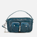 Núnoo Women's Helena Croco Cross Body Bag - Navy