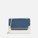 Strathberry Women's East/West Mini Bag - Navy/Burgundy/Vanilla