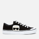 Karl Lagerfeld Men's Kampus II Karl Ikonic Canvas Trainers - Black
