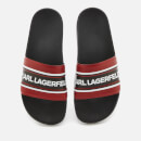 Karl Lagerfeld Men's Kondo Contrast Slide Sandals - Red