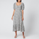 Faithfull the Brand Women's Gabriela Midi Dress - Blance Animal Print