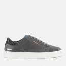 Axel Arigato Men's Clean 90 Triple Leather Cupsole Trainers - Dark Grey/Black/Cobalt Blue