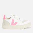 Veja Toddlers' V-10 Velcro Trainers - White/Sari