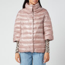Herno Women's A/Line 3/4 Sleeve Light Jacket - Cipria