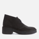 Clarks Originals Women's Arisa Desert Suede Heeled Boots - Black