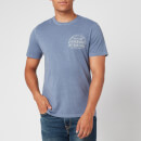 Barbour International Men's Visor T-Shirt - Blue Metal