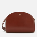 A.P.C. Women's Demi-Lune Crossbody Bag - Brown