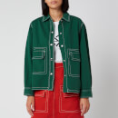 KENZO Women's Military Shirt - Bottle Green