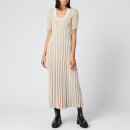 KENZO Women's Pleated Dress - Dark Beige