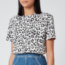 KENZO Women's Loose Fit T-Shirt All Over - Leopard