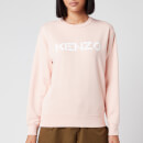 KENZO Women's Classic Fit Sweatshirt KENZO Logo - Faded Pink