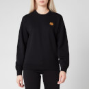 KENZO Women's Classic Fit Sweatshirt Tiger Crest - Black