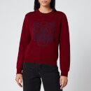 KENZO Women's Tiger Jumper - Magenta
