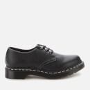 Dr. Martens Women's 1461 Pascal Hdw Virginia Leather 3-Eye Shoes - Black