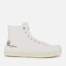 Maison Margiela Men's Tabi Canvas Trainers - White