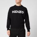 KENZO Men's Bi-Colour Logo Sweatshirt - Black