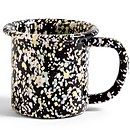HAY Enamel Mug - Black Sprinkle