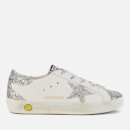 Golden Goose Deluxe Brand Kids' Superstar Trainers - White/Silver