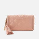 Tory Burch Women's Fleming Soft Wallet Cross Body Bag - Pink Moon