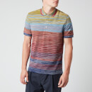Missoni Men's Stripe Short Sleeve Polo Shirt - Multi